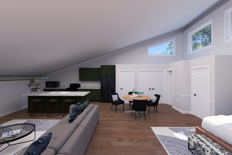 House Design - Interior - Other 1 for Modern House Plan #1060-283, 1.5 bath