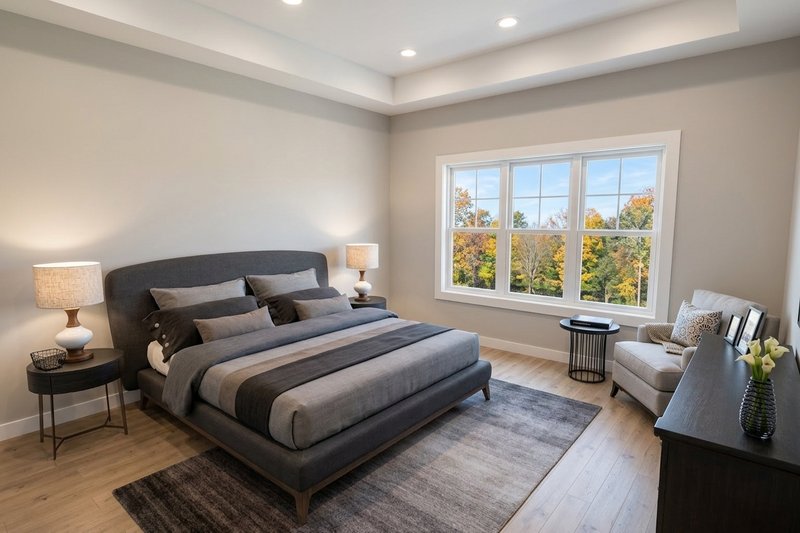 House Plan Design - Interior - Master Bedroom for Farmhouse House Plan #51-1535 - 3 bed, 2.5 bath