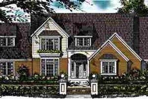 Country Exterior - Front Elevation Plan #40-137