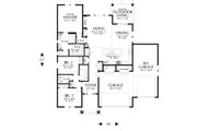Ranch Style House Plan - 3 Beds 2 Baths 1834 Sq/Ft Plan #48-949 