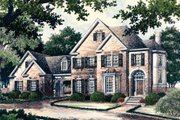 European Style House Plan - 4 Beds 3.5 Baths 3043 Sq/Ft Plan #429-12 