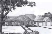 Traditional Style House Plan - 3 Beds 2 Baths 1644 Sq/Ft Plan #310-898 