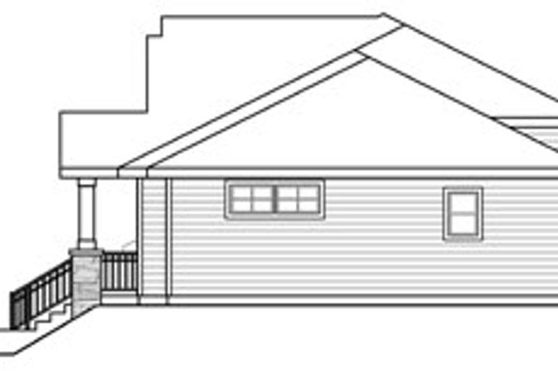 House Plan Design - Exterior - Other Elevation 1 for Craftsman House Plan #124-889 - 3 bed, 2.5 bath