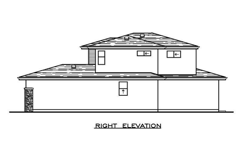 House Design - Exterior - Other Elevation 1 for Craftsman House Plan #1100-4 - 3 bed, 2.5 bath