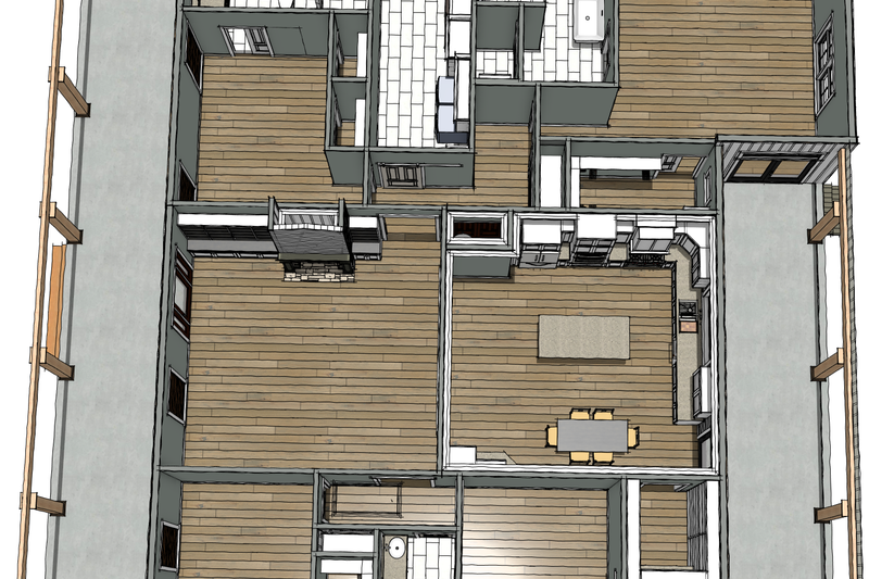 House Plan Design - Interior - Other for Farmhouse House Plan #44-316 - 4 bed, 3 bath