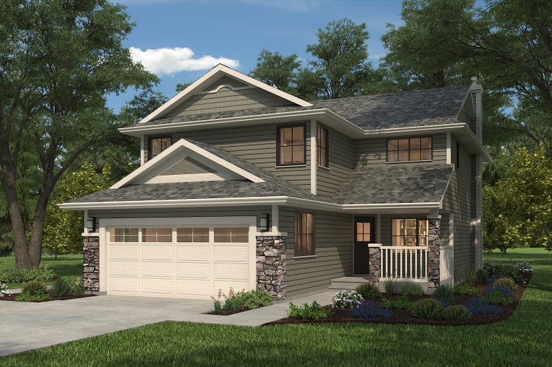 House Plan Design - Exterior - Front Elevation 5 for Traditional House Plan #427-7 - 3 bed, 3 bath
