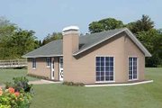 Bungalow Style House Plan - 2 Beds 1 Baths 1024 Sq/Ft Plan #1-145 