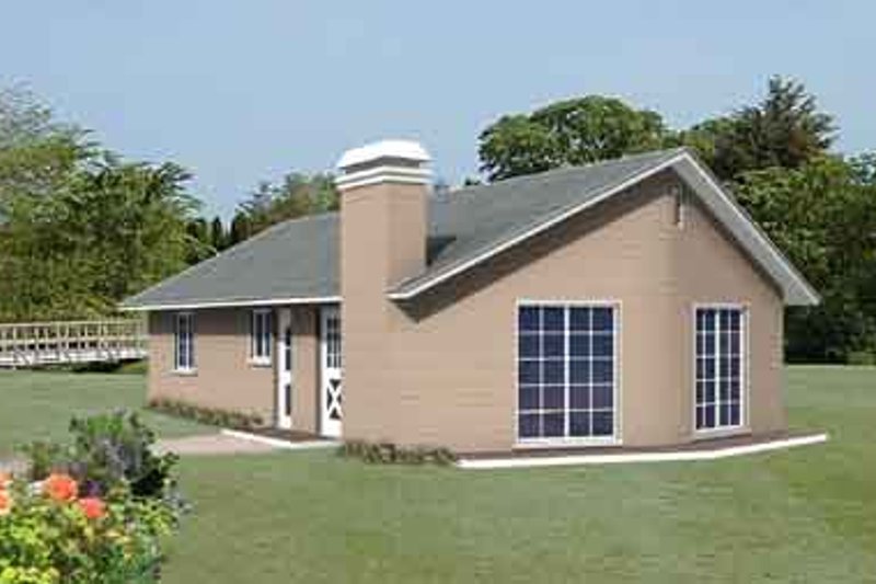 Architectural House Design - Bungalow Exterior - Front Elevation Plan #1-145
