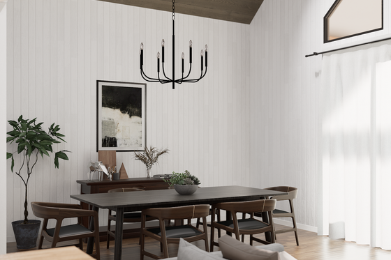 Interior - Dining Room for Barndominium House Plan #119-466 - 2 bed, 2 bath