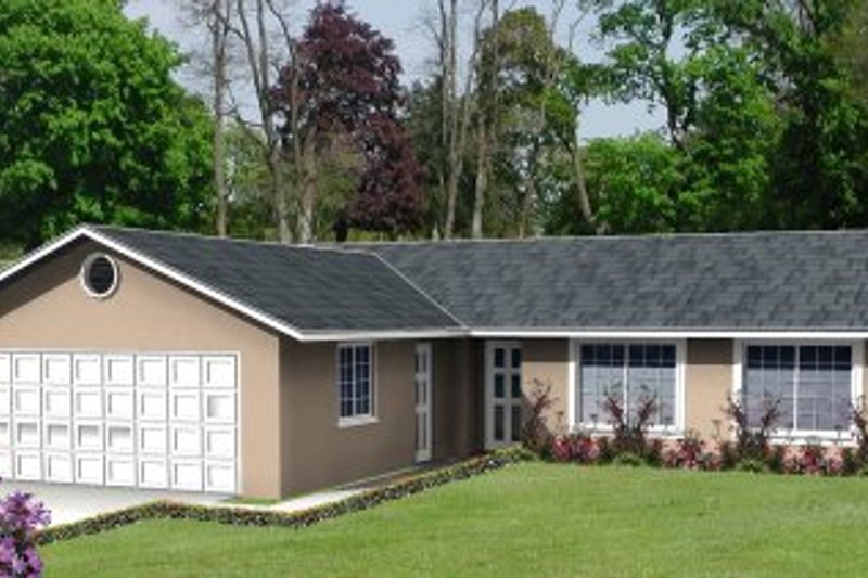 Home Plan - Ranch Exterior - Front Elevation Plan #1-203