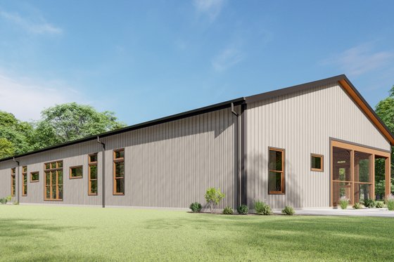 Exterior - Other Elevation 3 for Ranch House Plan #1092-55 - 2 bed, 3 bath