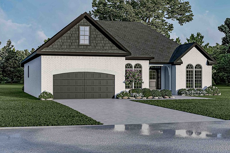 Dream House Plan - Exterior - Front Elevation 3 for Country House Plan #17-3353 - 3 bed, 2 bath