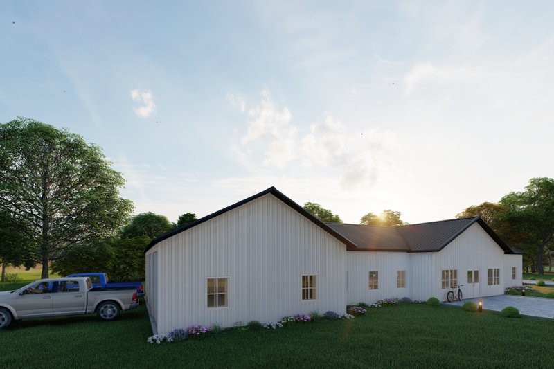Dream House Plan - Exterior - Other Elevation 6 for Barndominium House Plan #1107-40 - 3 bed, 3 bath