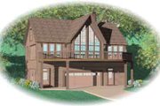 Traditional Style House Plan - 2 Beds 2 Baths 1851 Sq/Ft Plan #81-502 