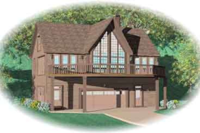 Traditional Style House Plan - 2 Beds 2 Baths 1851 Sq/Ft Plan #81-502