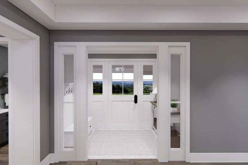 Dream House Plan - Interior - Entry 1 for Farmhouse House Plan #51-1564 - 4 bed, 3.5 bath
