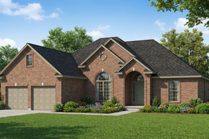 European Exterior - Front Elevation Plan #17-1106