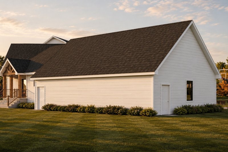Architectural House Design - Exterior - Rear Elevation for Farmhouse House Plan #1064-471 - 4 bed, 2.5 bath