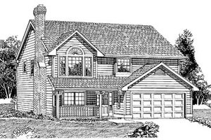 Traditional Exterior - Front Elevation Plan #47-245