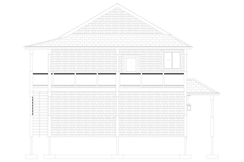 House Design - Exterior - Other Elevation 1 for Craftsman House Plan #1060-372 - 2 bed, 2 bath