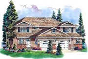 Traditional Style House Plan - 3 Beds 2.5 Baths 2574 Sq/Ft Plan #18-249 