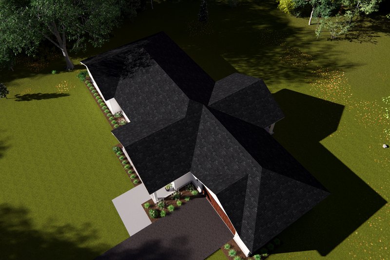 Dream House Plan - Exterior - Other Elevation 3 for Ranch House Plan #513-2259 - 4 bed, 2 bath
