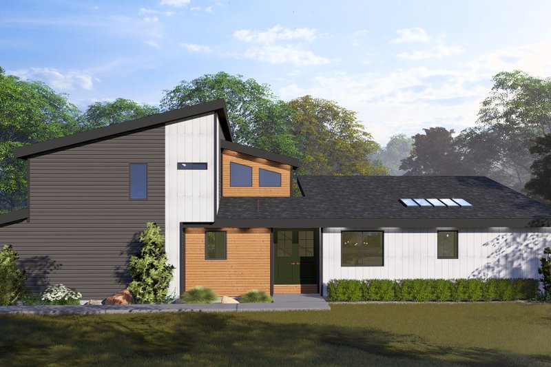 Dream House Plan - Modern Exterior - Front Elevation Plan #1060-236