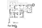 Modern Style House Plan - 3 Beds 4 Baths 3715 Sq/Ft Plan #72-306 