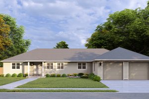 Ranch Exterior - Front Elevation Plan #1060-31