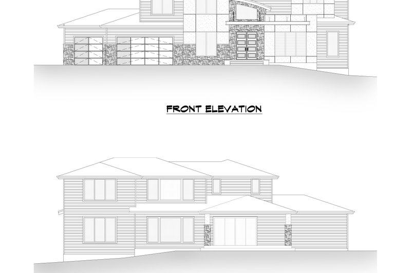 Dream House Plan - Exterior - Other Elevation 2 for Contemporary House Plan #1066-116 - 5 bed, 3.5 bath