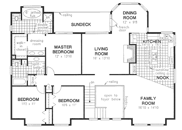 Home Plan - European Floor Plan - Main Floor Plan #18-9031