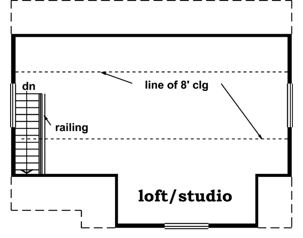 Craftsman Floor Plan - Upper Floor Plan #47-518