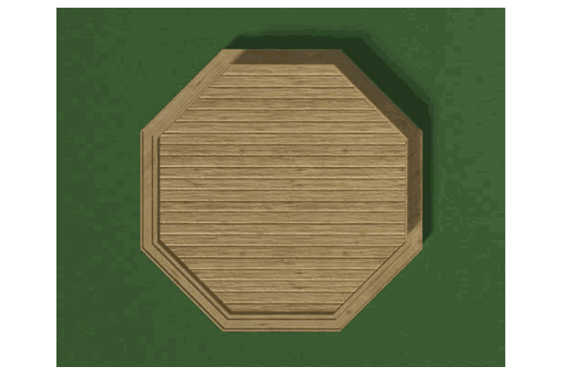Architectural House Design - Floor Plan - Main Floor for Traditional House Plan #25-4213, 0 bath