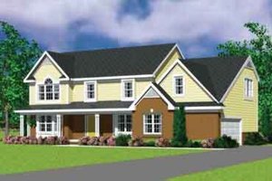 Traditional Exterior - Front Elevation Plan #72-480