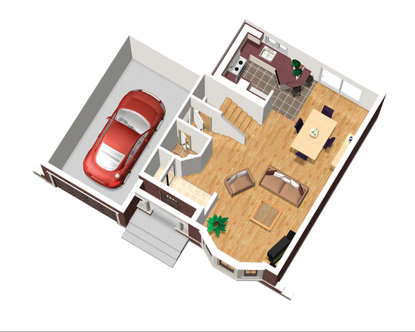 Traditional Floor Plan - Main Floor Plan #25-4470