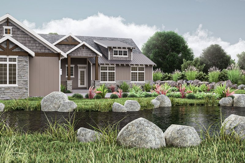 Dream House Plan - Exterior - Other Elevation for Craftsman House Plan #455-301 - 3 bed, 2.5 bath