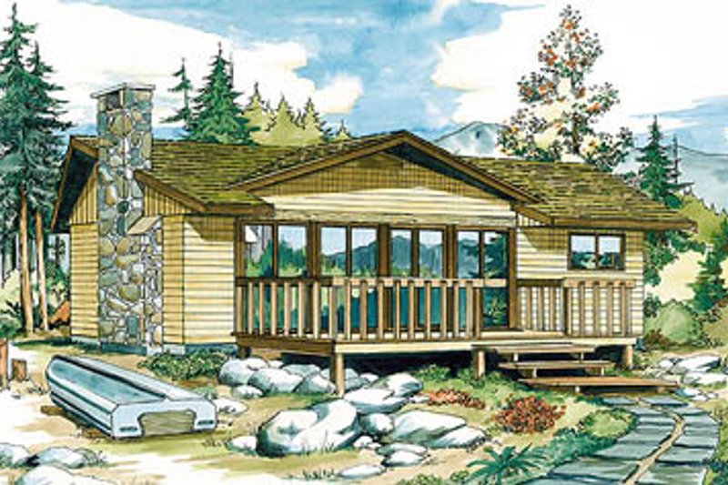 Home Plan - Traditional Exterior - Front Elevation Plan #47-105