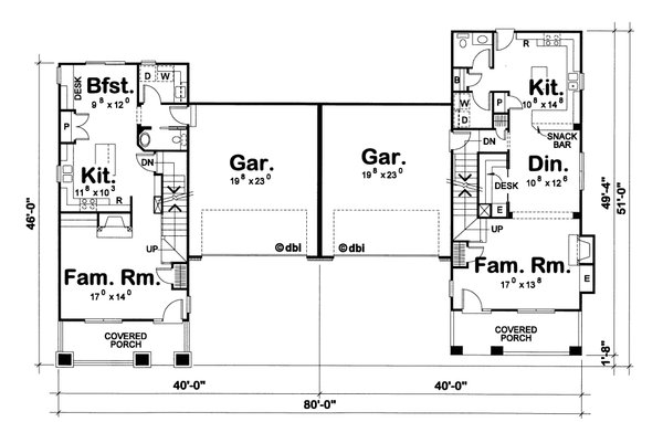 Cottage Floor Plan - Main Floor Plan #20-1355