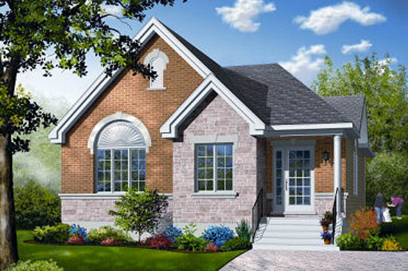 Dream House Plan - Traditional Exterior - Front Elevation Plan #23-797