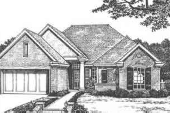 Exterior - Front Elevation for Traditional House Plan #310-426 - 4 bed, 2.5 bath