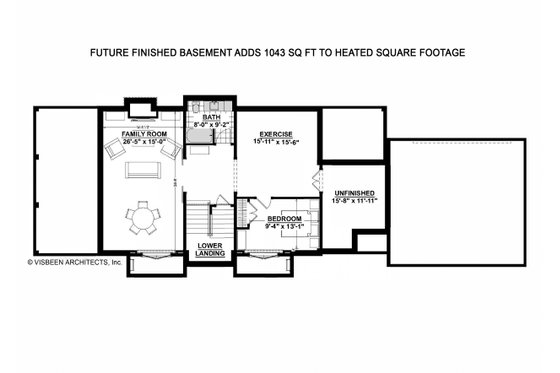 Floor Plan - Other Floor for Farmhouse House Plan #928-323 - 3 bed, 2.5 bath