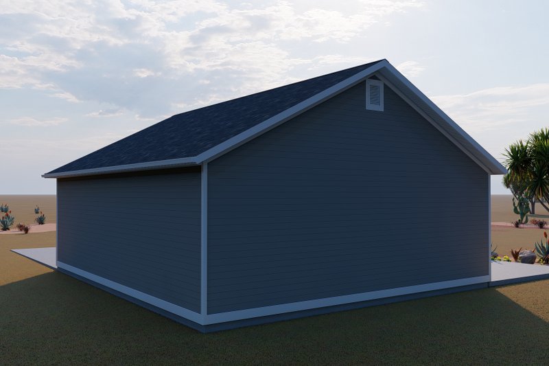 Home Plan - Exterior - Rear Elevation for Traditional House Plan #1060-87, 0 bath