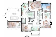 Colonial Style House Plan - 3 Beds 3.5 Baths 4183 Sq/Ft Plan #23-724 