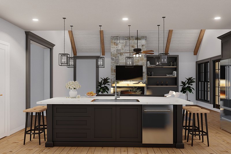House Plan Design - Interior - Entry for Barndominium House Plan #923-315 - 4 bed, 2.5 bath