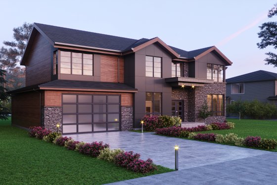 Home Plan - Exterior - Front Elevation for Traditional House Plan #1066-60 - 4 bed, 4.5 bath
