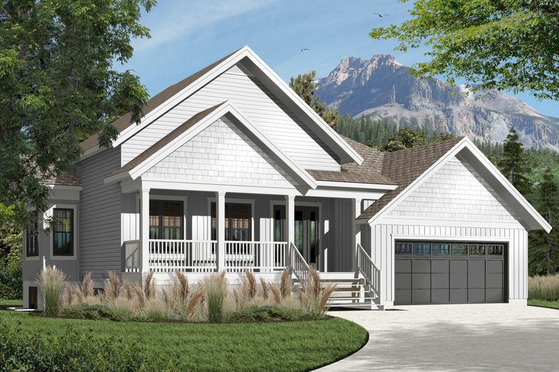 Country Style House Plan - 4 Beds 3 Baths 2754 Sq/Ft Plan #23-2536