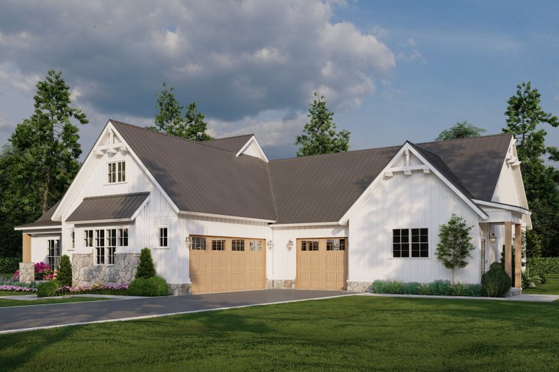 Dream House Plan - Exterior - Other Elevation for Farmhouse House Plan #923-359 - 5 bed, 3 bath