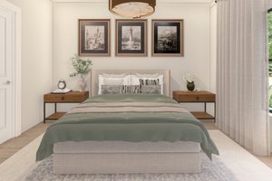 Interior - Master Bedroom for Barndominium House Plan #1117-6 - 5 bed, 2.5 bath