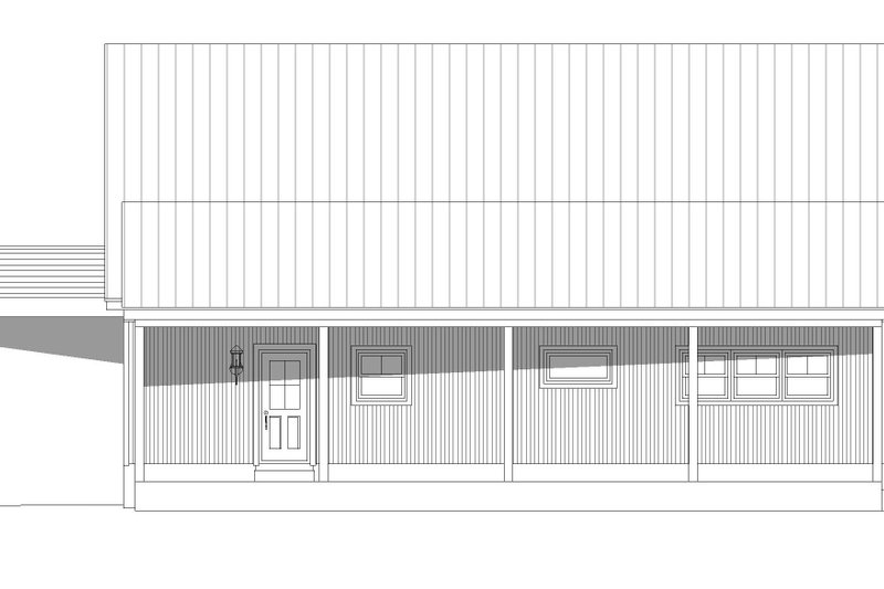 Architectural House Design - Exterior - Other Elevation 1 for Traditional House Plan #932-504, 1 bath