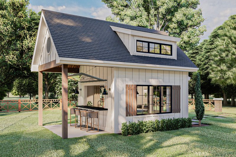 Home Plan - Exterior - Other Elevation for Farmhouse House Plan #455-269, 0 bath